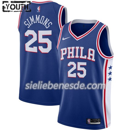 Kinder NBA Philadelphia 76ers Trikot Ben Simmons 25 Nike 2019-2020 Icon Edition Swingman